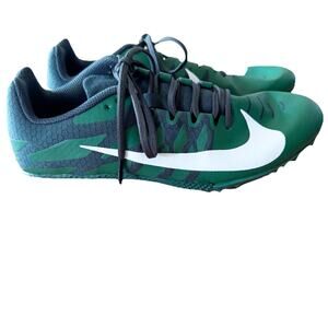 NEW! Men's Nike Zoom Rival S 9 Sprint Shoes #907564-300 Green/White SZ 9.5